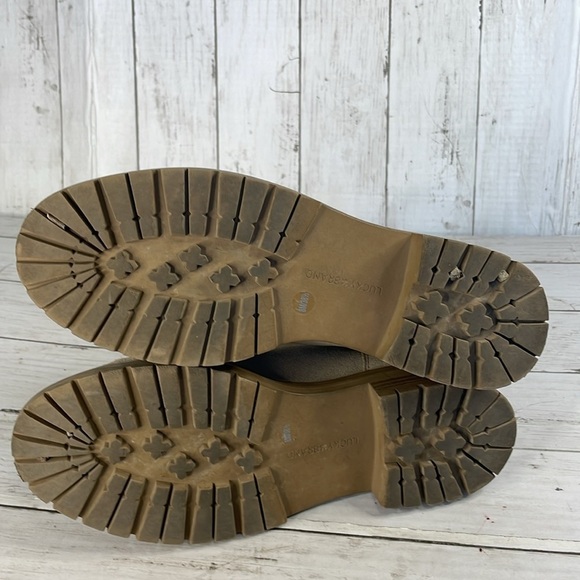 Lucky Brand Suede Chunky Lug Sole Chelsea Boot - Picture 7 of 10